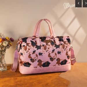 Wrangler Pink and Brown Travel Bag